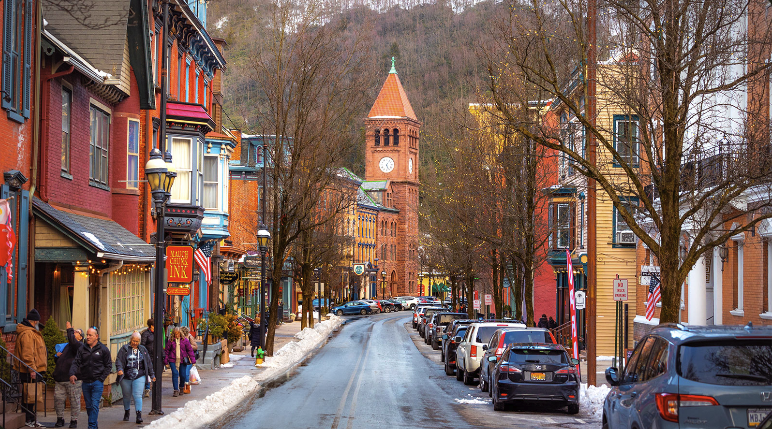 Historic downtown Jim Thorpe