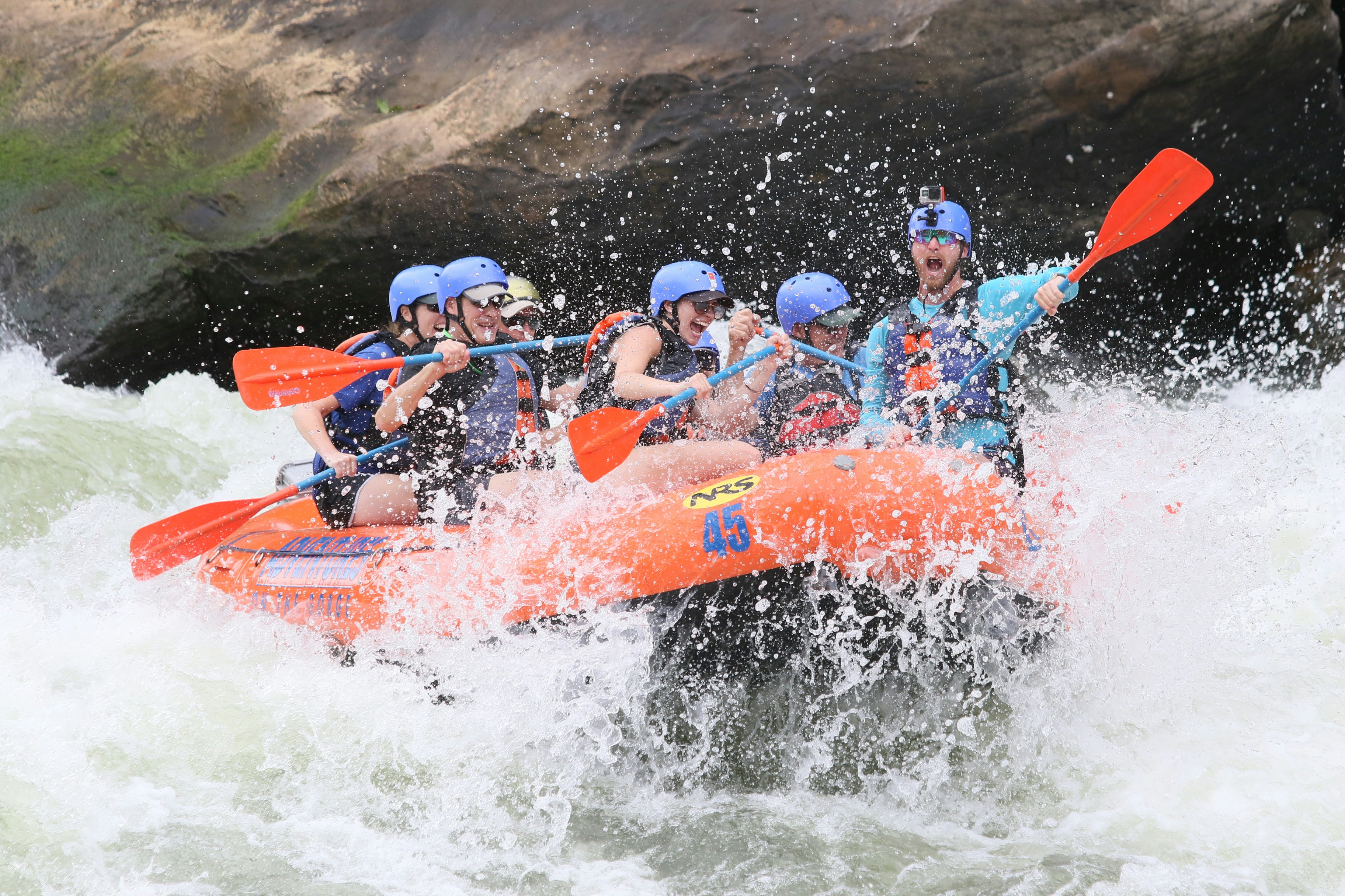 Whitewater rafting on Lehigh River